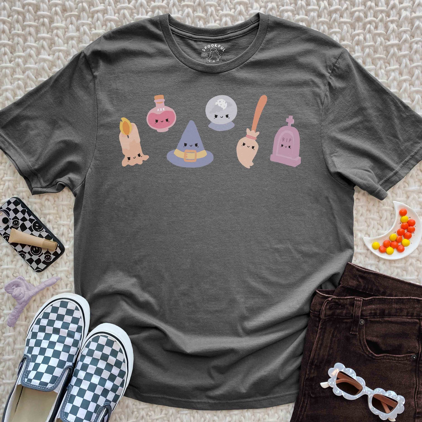 Bewitched Brigade - Cute Spooky T-Shirt