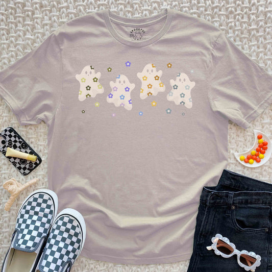 Bloomin' Boo Tee - Floral Ghost T-Shirt