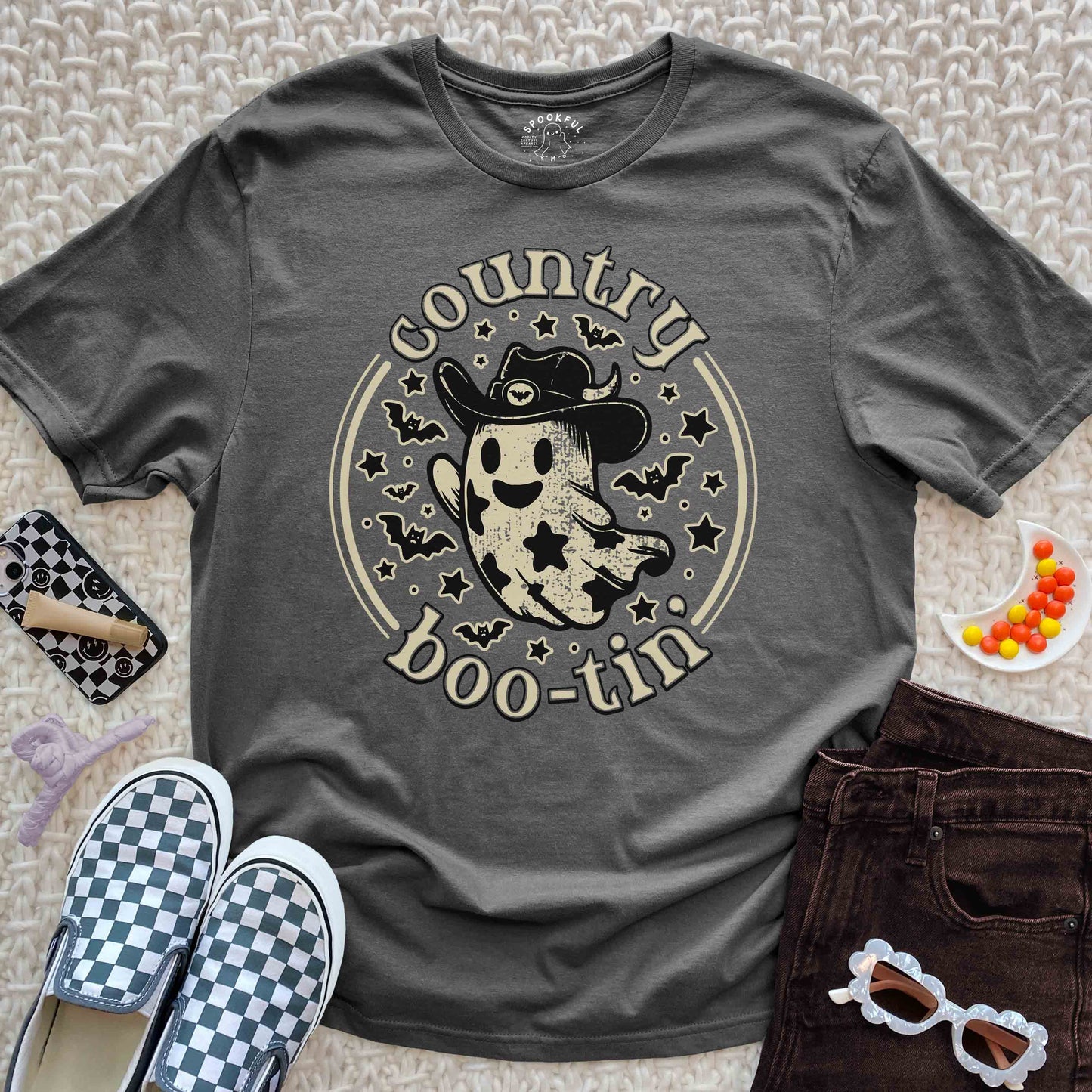 Country Boo-tin' - Western Ghost T-Shirt