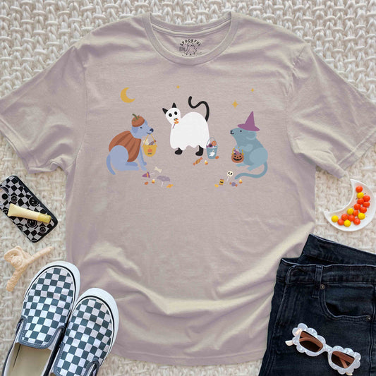 Critter Coven Tee - Halloween Dog Rat Cat T-Shirt