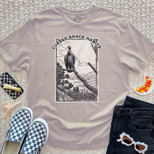 Cursed Snack Habits - Vulture T-Shirt