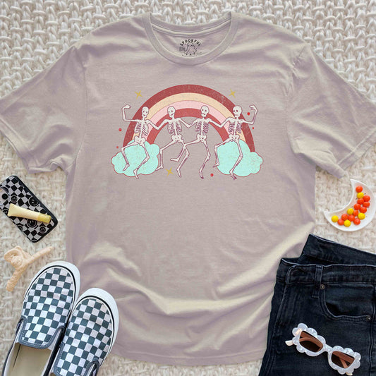 Disco Afterlife Tee - Dancing Skeleton T-Shirt