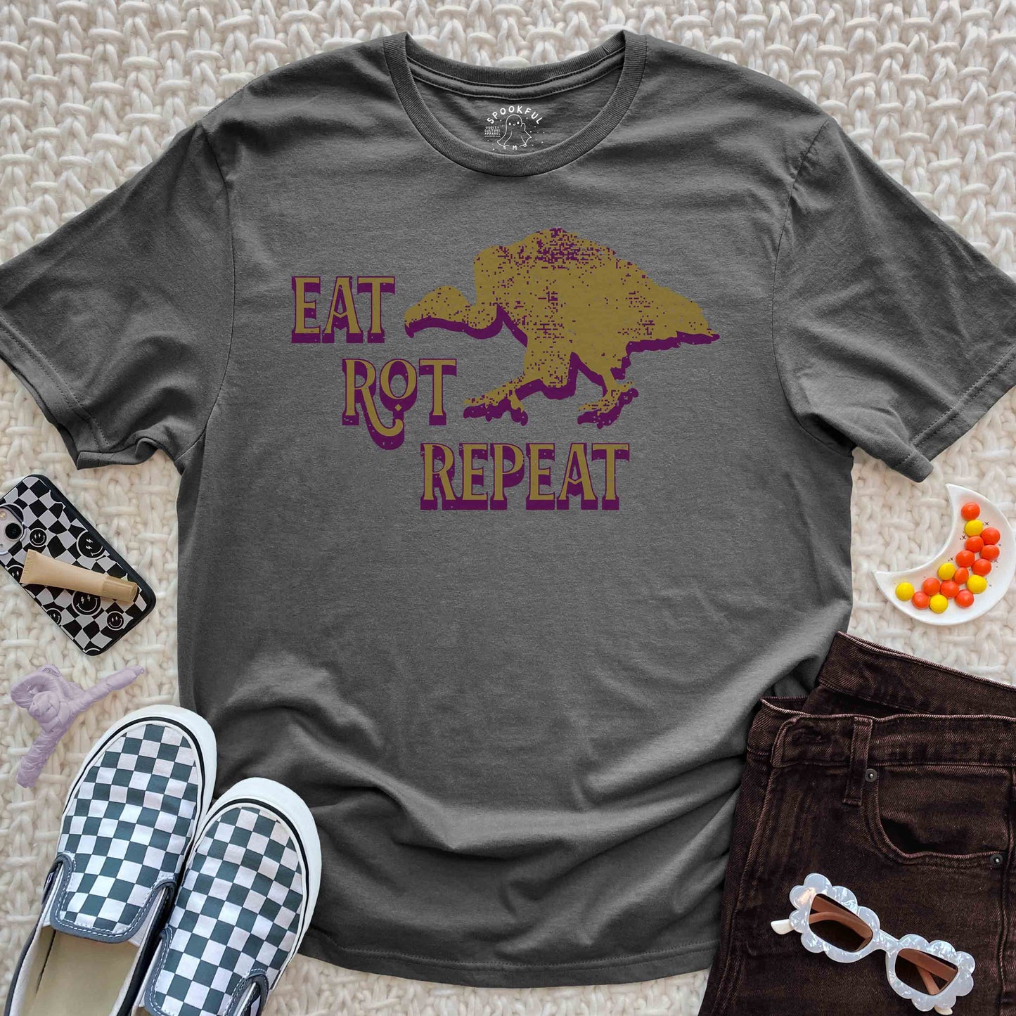 Eat Rot Repeat Tee - Vulture T-Shirt