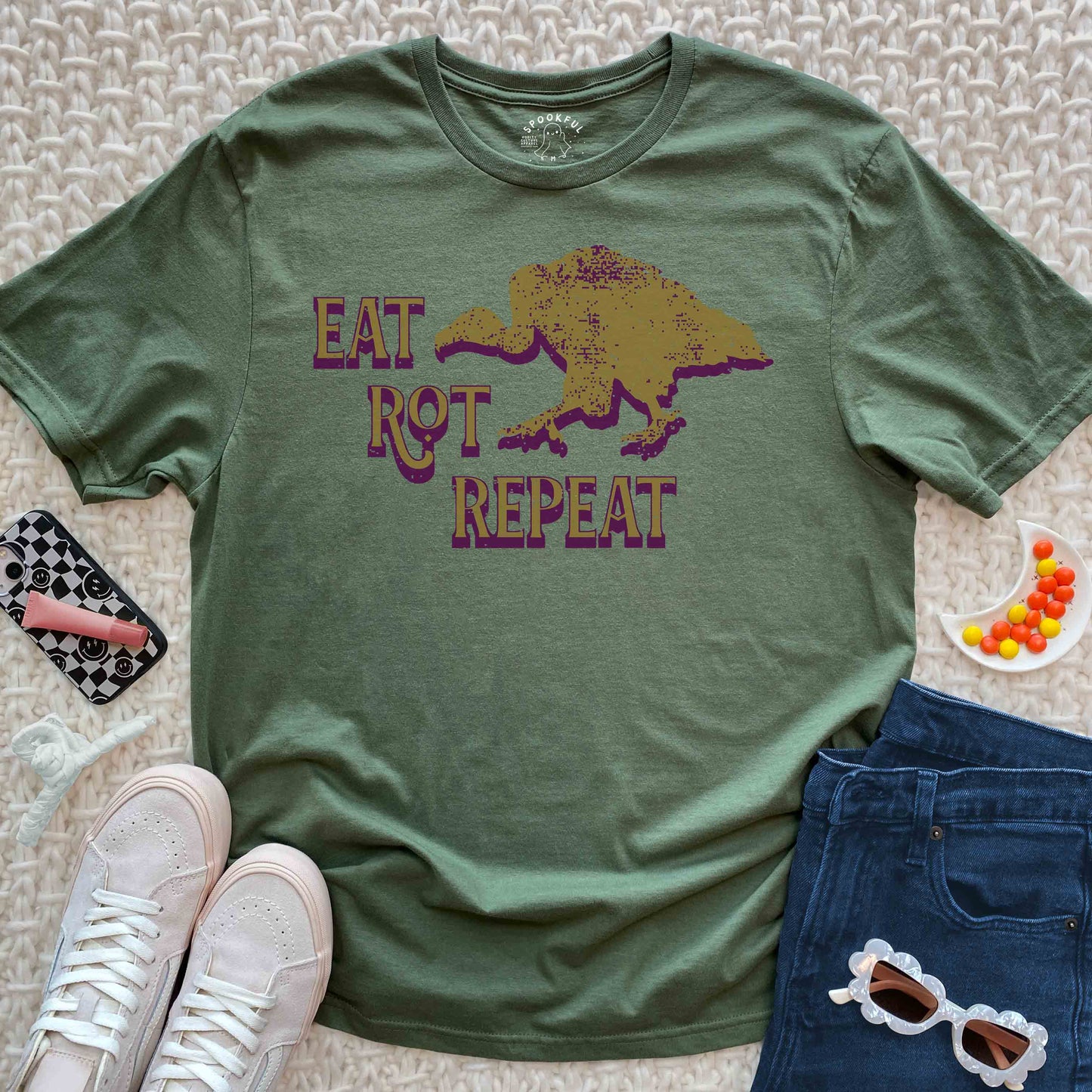 Eat Rot Repeat Tee - Vulture T-Shirt