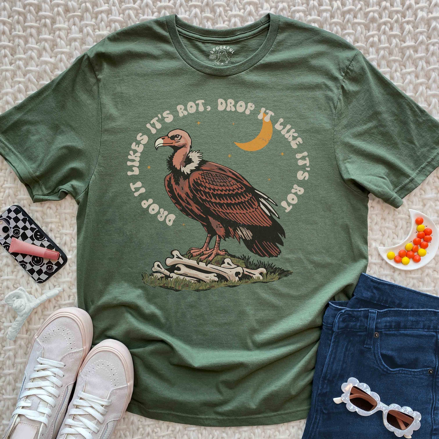 Drop it Like it's Rot Tee - Vulture T-Shirt