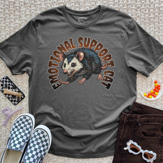 Emotional Support Cat Tee - Possum T-Shirt
