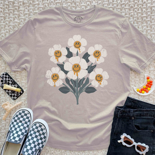 Faded Florals Tee - Dark Botanical T-Shirt