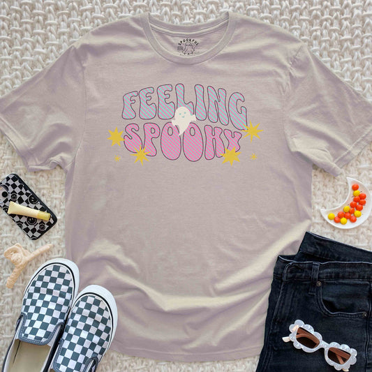 Feeling Spooky Tee - Retro Ghost T-Shirt
