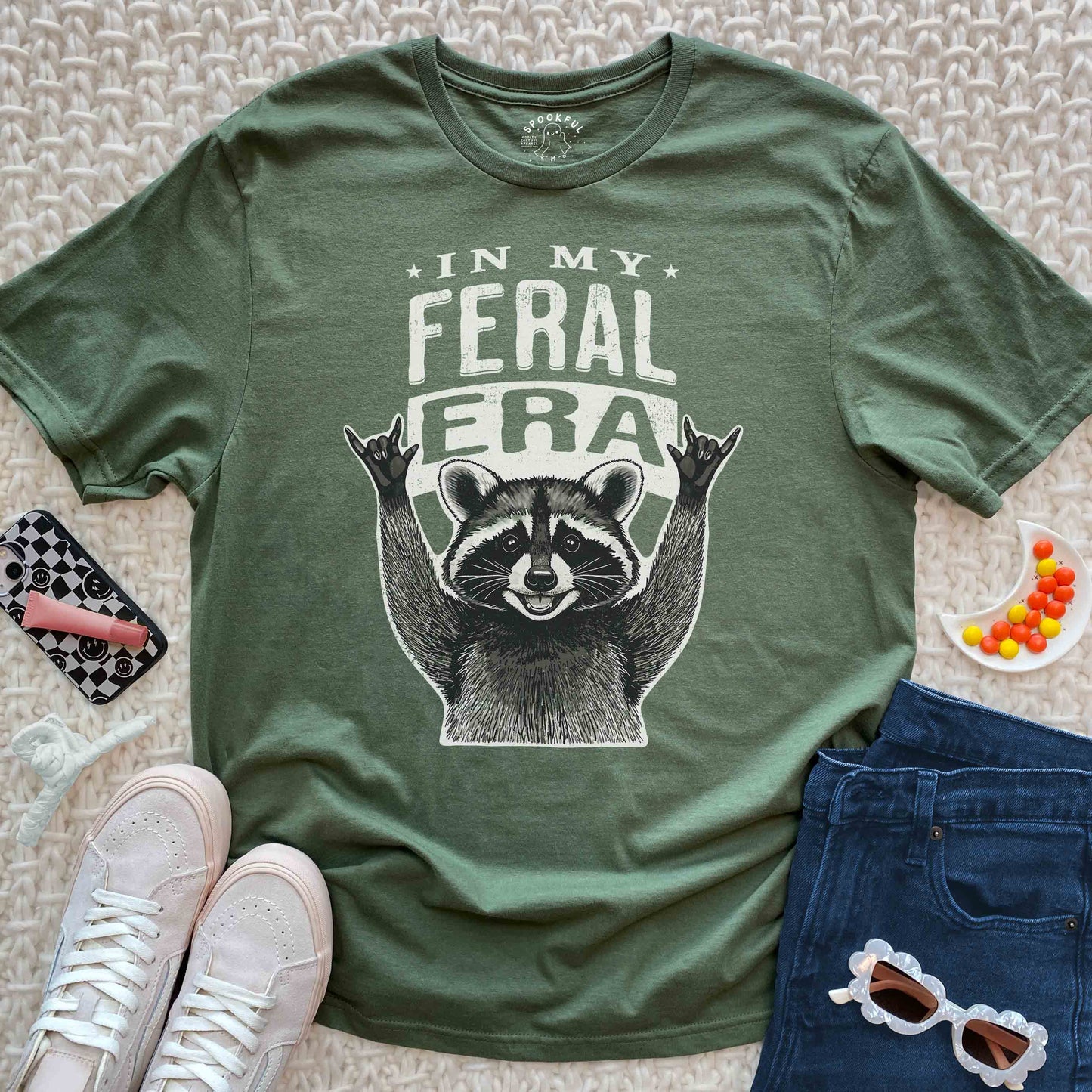 Feral Era Tee - Raccoon T-Shirt