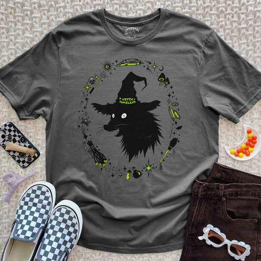 Witch Familiar Tee - Spooky Possum T-Shirt
