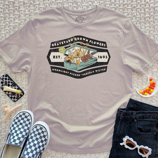Graveyard Grown Tee - Vintage Floral T-Shirt