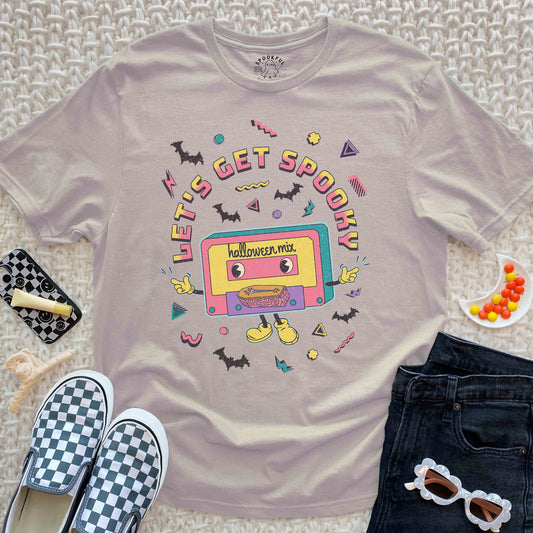 Let's Get Spooky Tee - Retro Halloween Music T-Shirt
