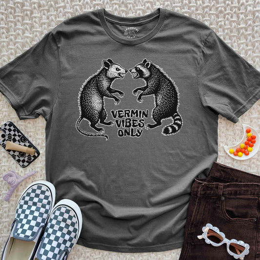 Vermin Vibes Tee - Possum Raccoon T-Shirt