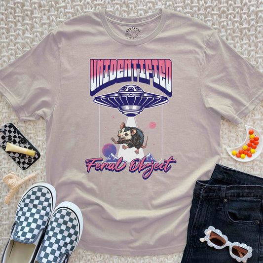 Unidentified Feral Object Tee - UFO Possum T-Shirt