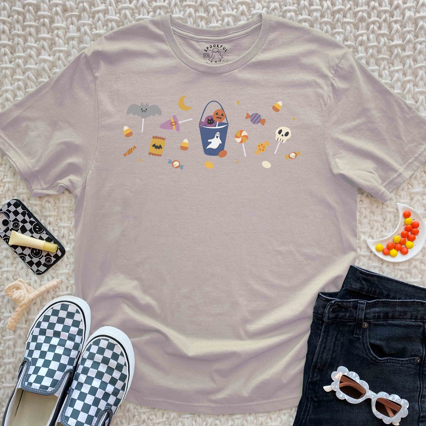 Trick, Treat, Snacc, Repeat Tee - Halloween Candy T-Shirt
