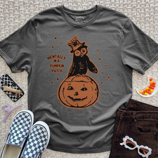 Retro Hoot Tee - Owl Jack-O-Lantern T-Shirt
