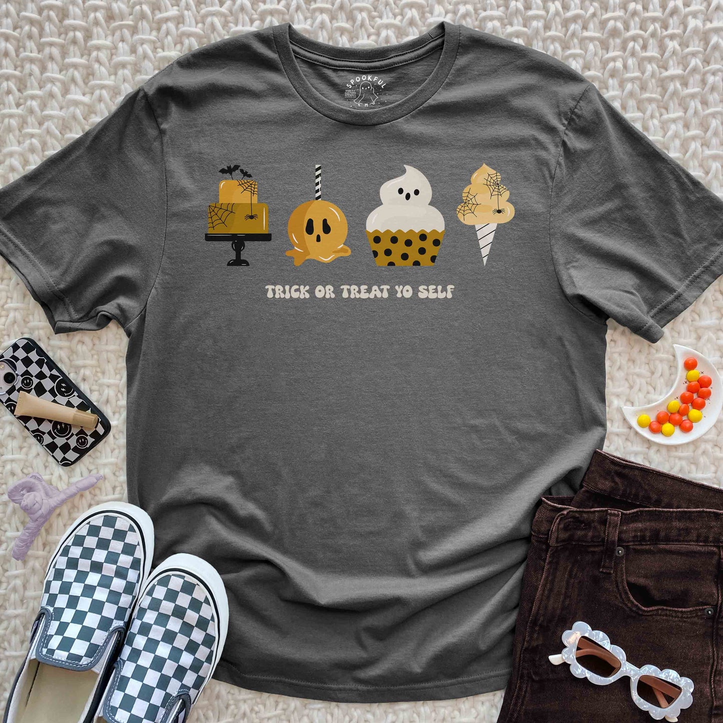 Trick or Treat Yo Self Tee - Halloween Baking T-Shirt