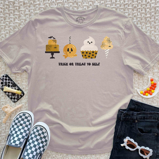 Trick or Treat Yo Self Tee - Halloween Baking T-Shirt