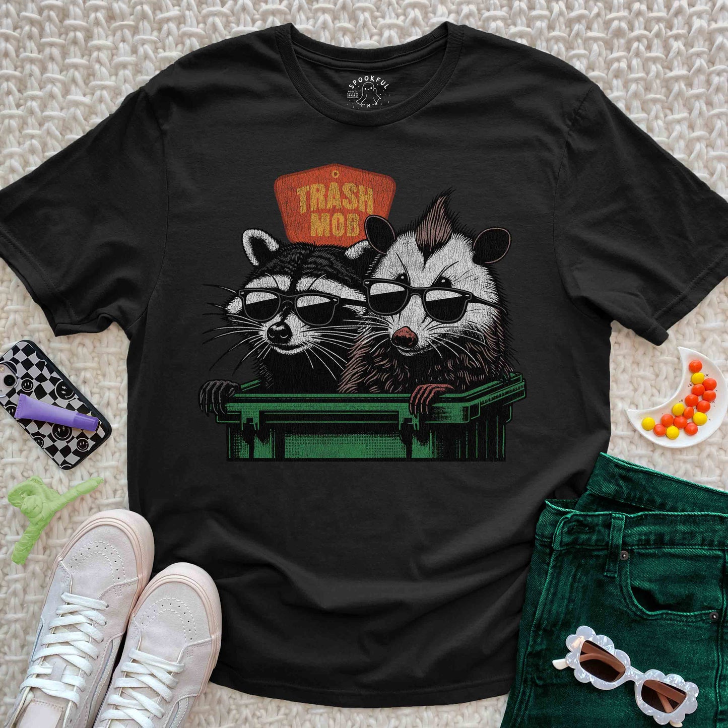 Trash Mob Tee - Possum Raccoon T-Shirt