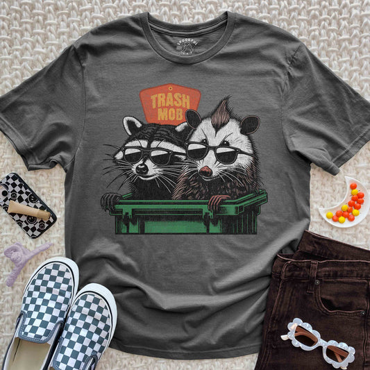 Trash Mob Tee - Possum Raccoon T-Shirt