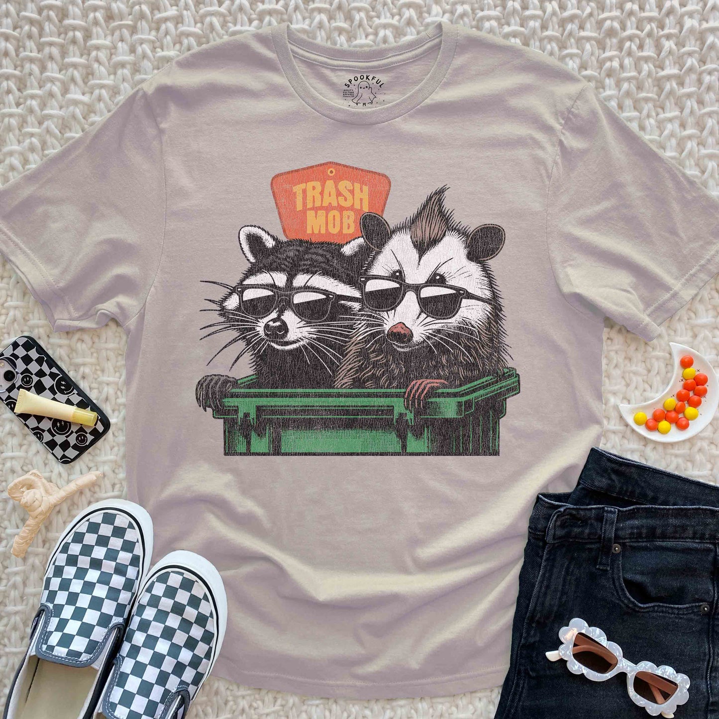 Trash Mob Tee - Possum Raccoon T-Shirt