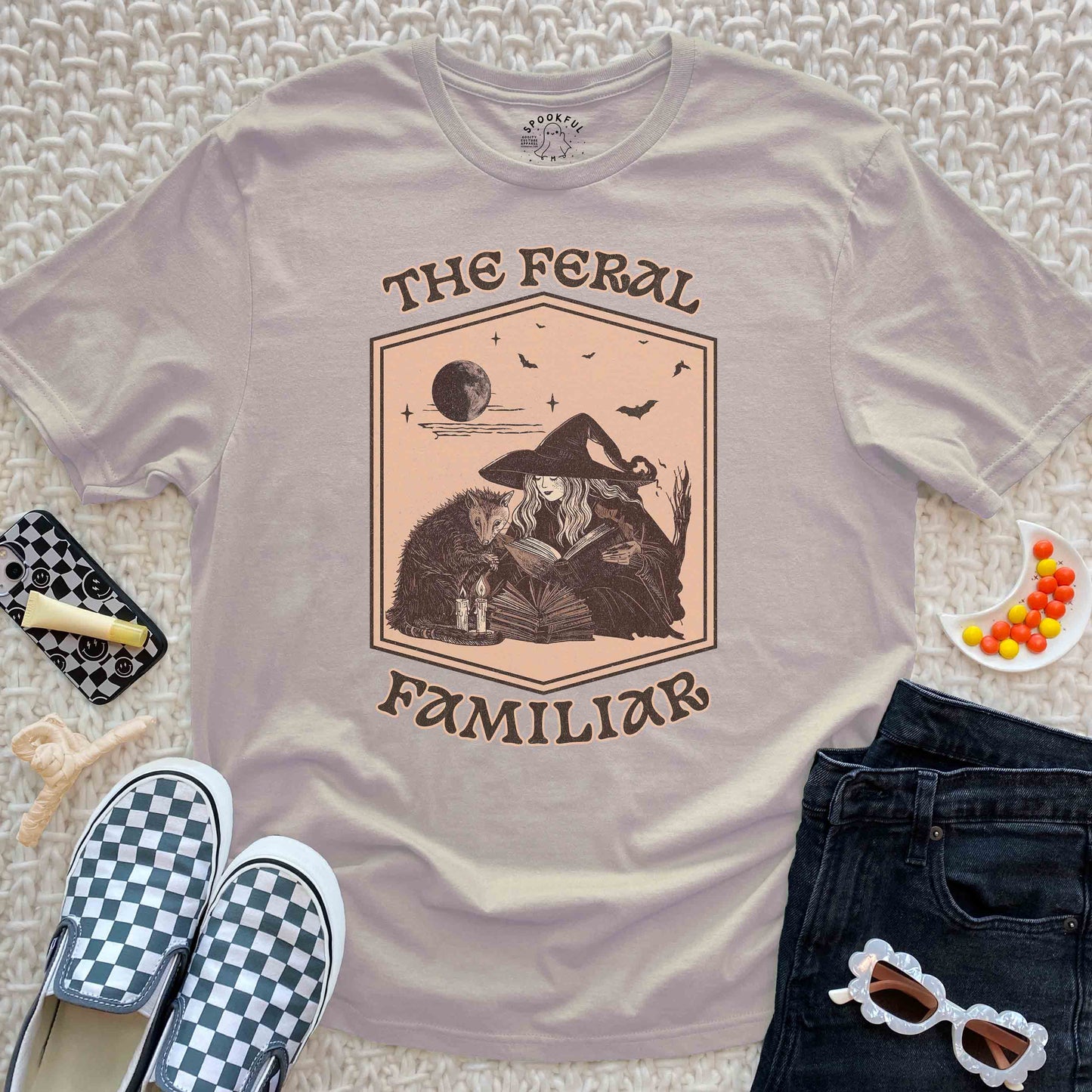 The Feral Familiar Tee - Witchy Possum T-Shirt