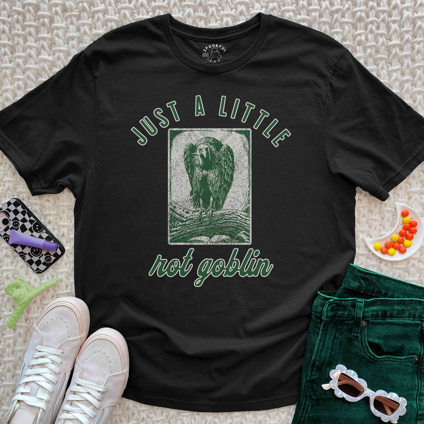 Rot Goblin Tee - Retro Vulture T-Shirt