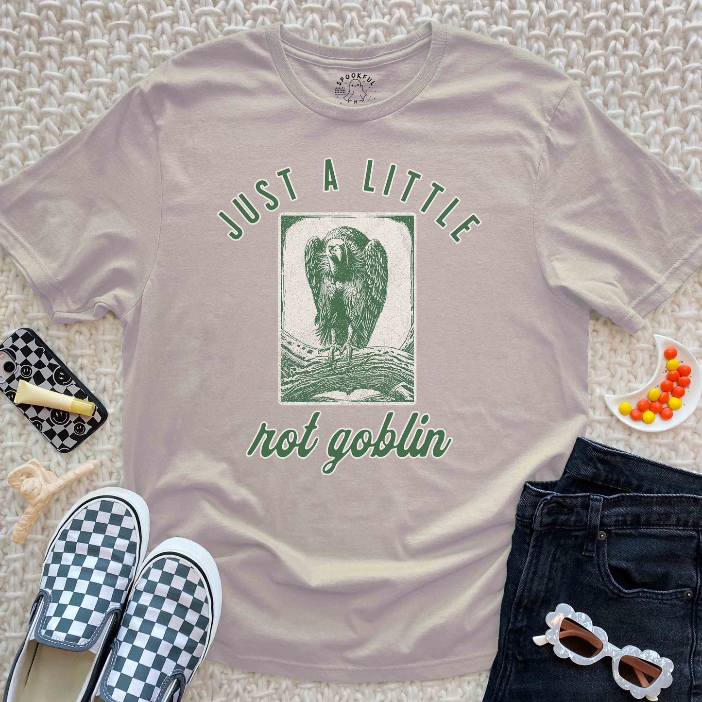 Rot Goblin Tee - Retro Vulture T-Shirt