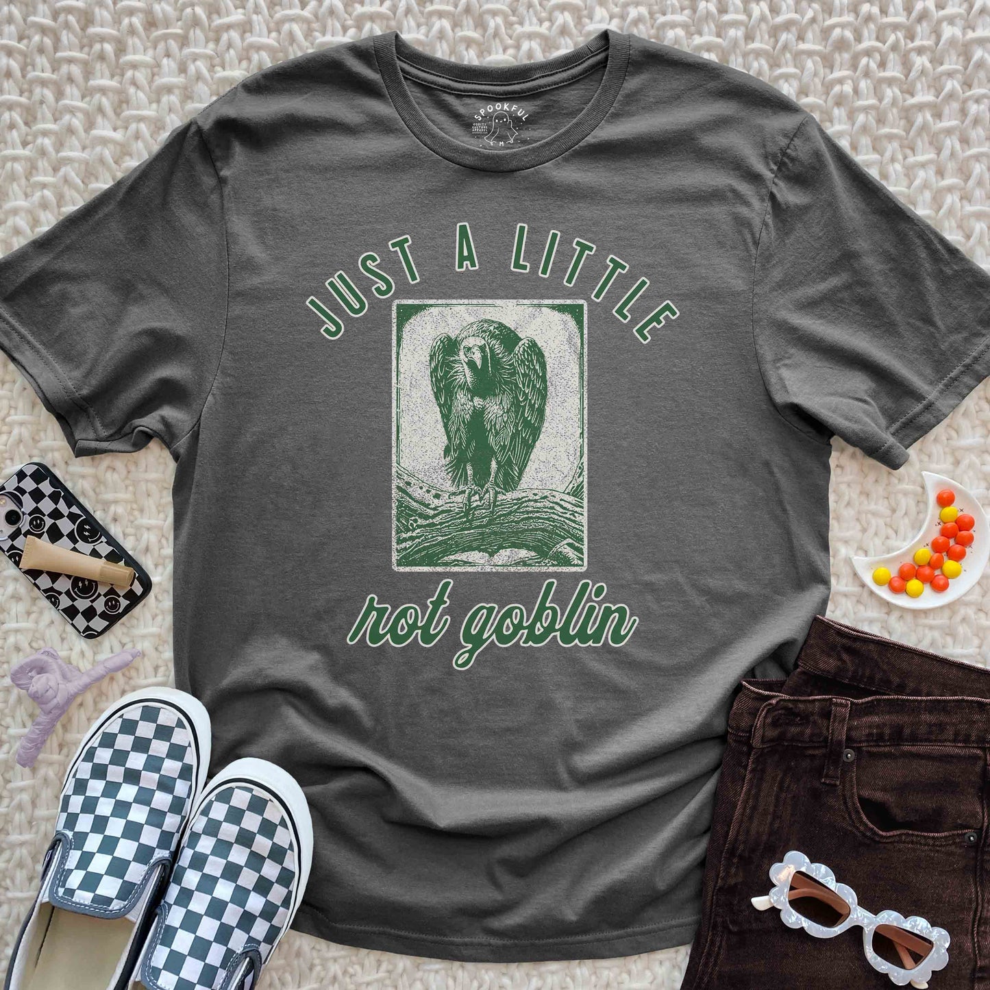Rot Goblin Tee - Retro Vulture T-Shirt