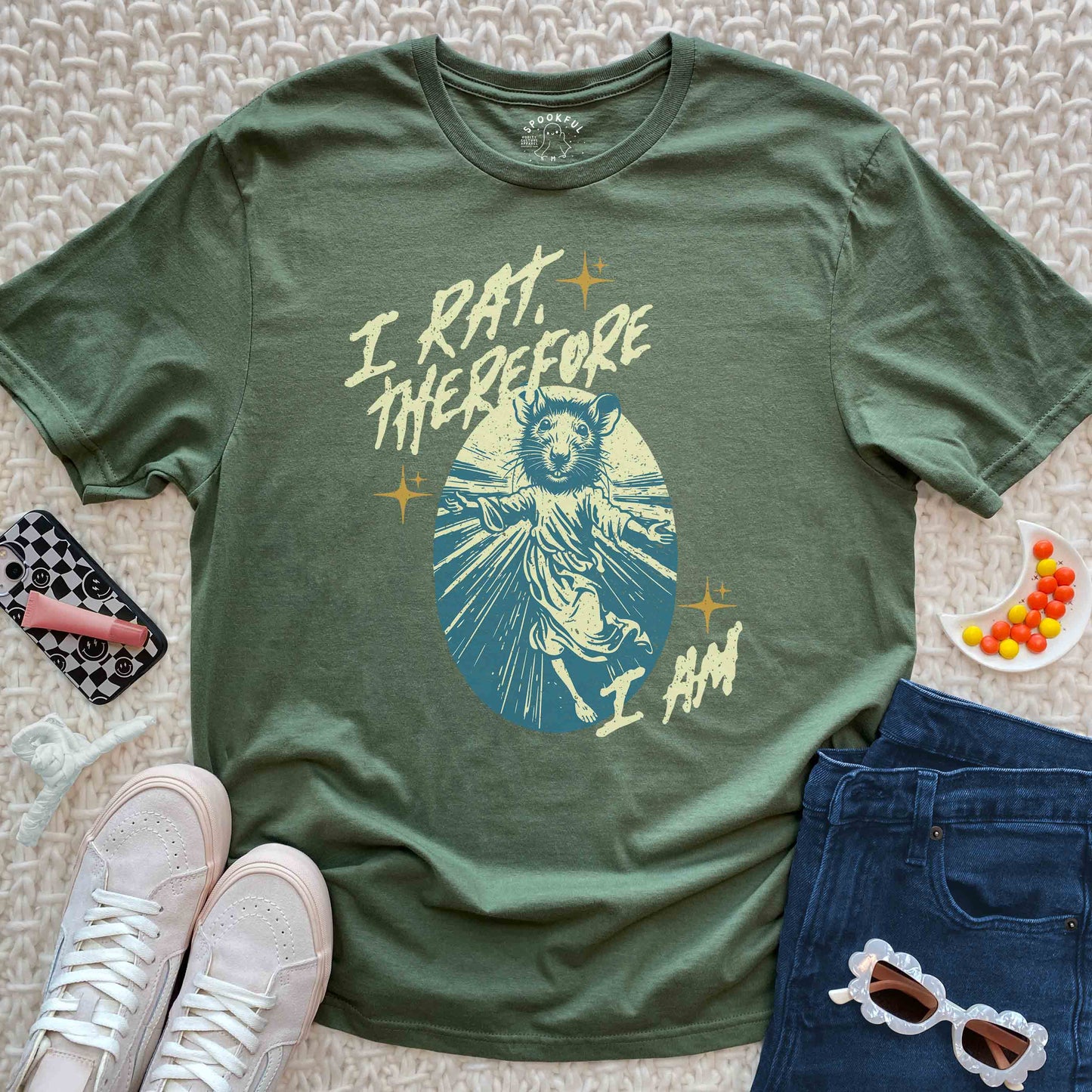 Saint Ratthew Tee - Rat Deity T-Shirt