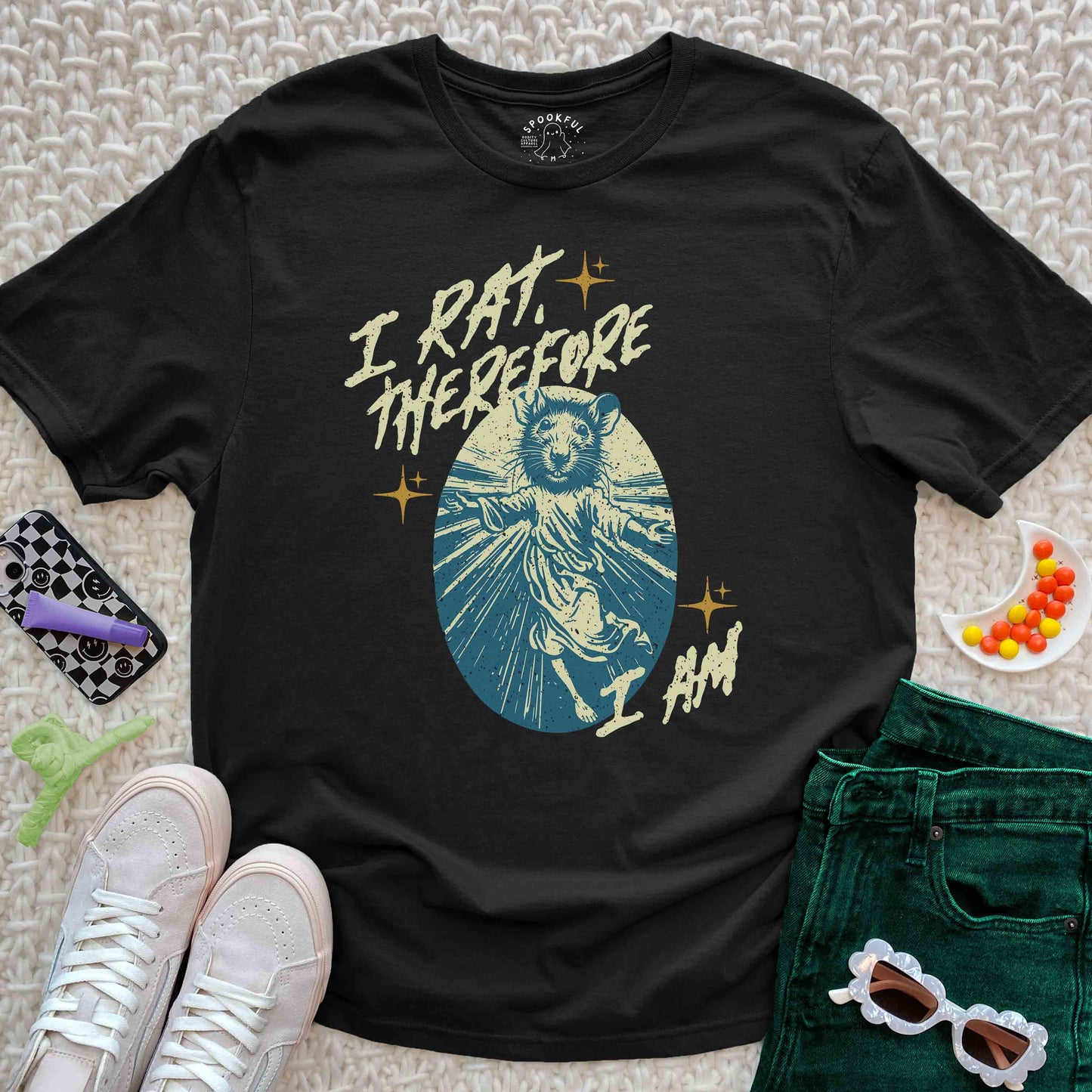 Saint Ratthew Tee - Rat Deity T-Shirt