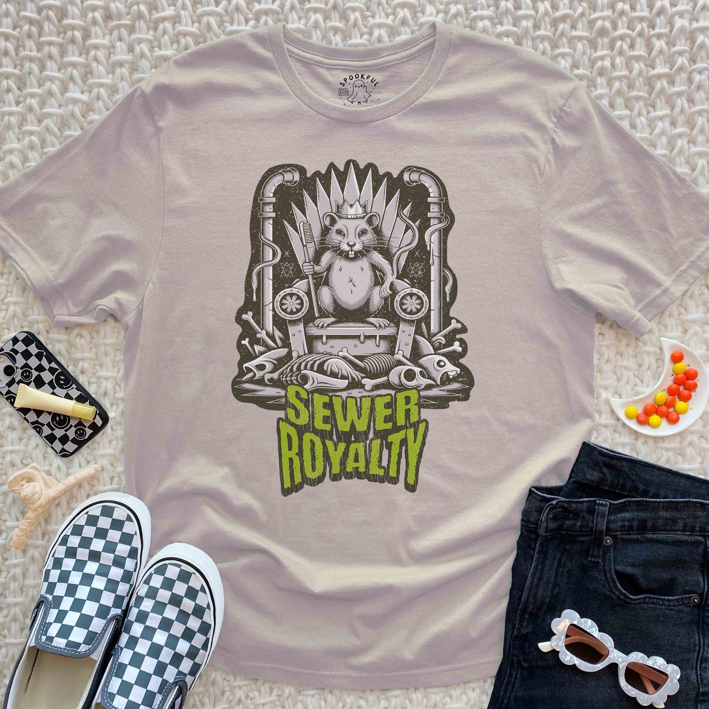 Sewer Royalty Tee - Rat King T-Shirt