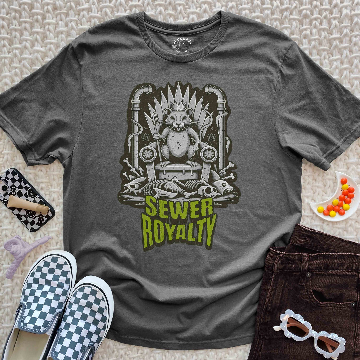 Sewer Royalty Tee - Rat King T-Shirt