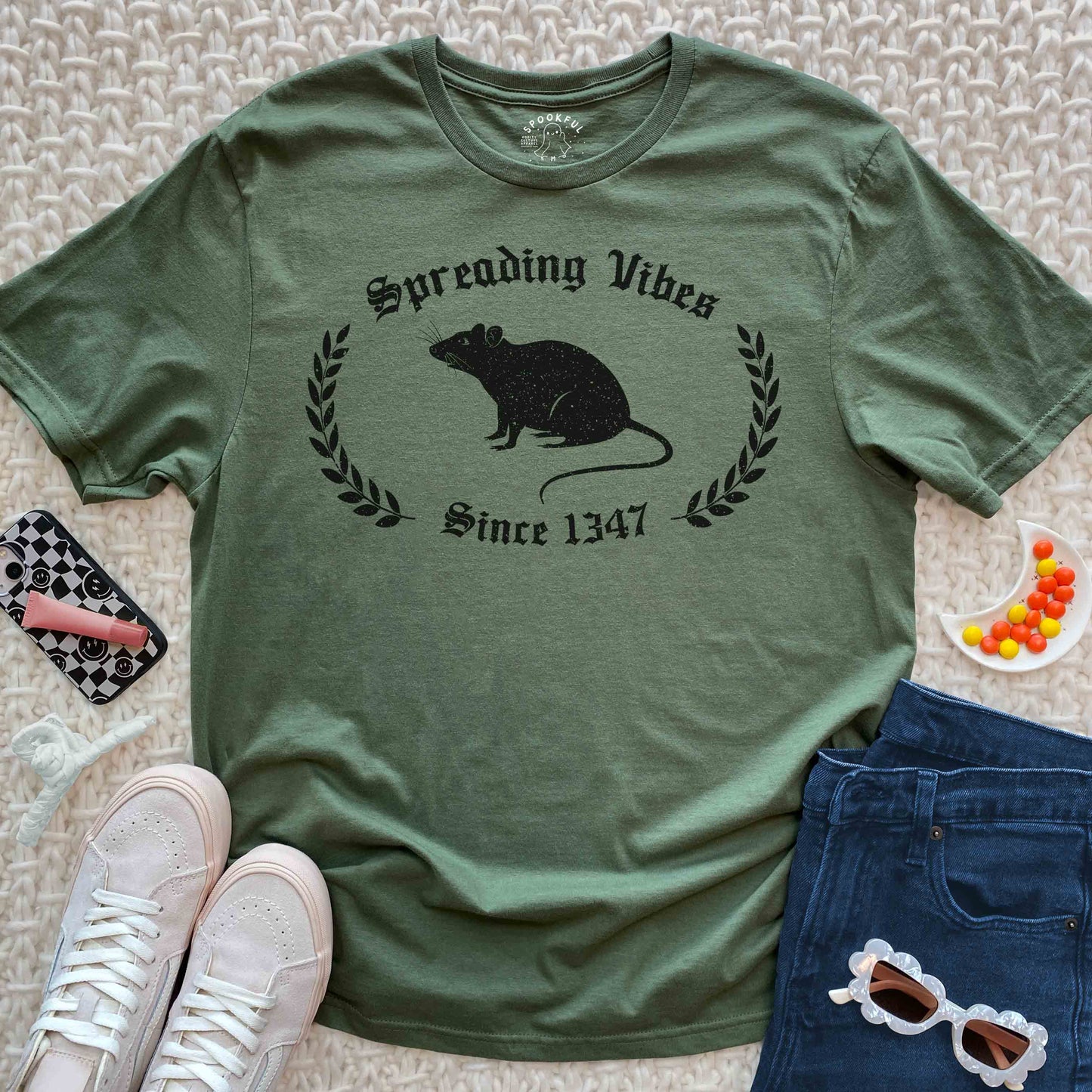 Spreading Vibes Tee - Plague Rat T-Shirt