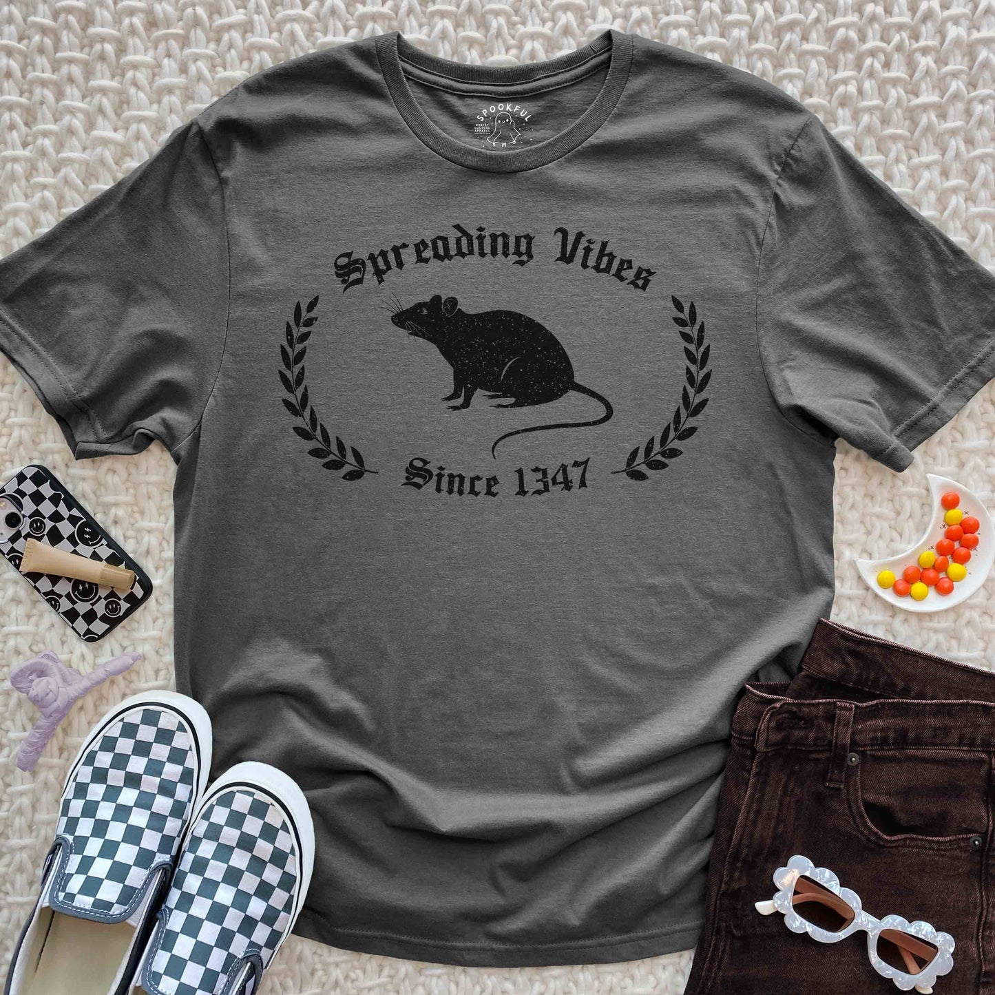 Spreading Vibes Tee - Plague Rat T-Shirt