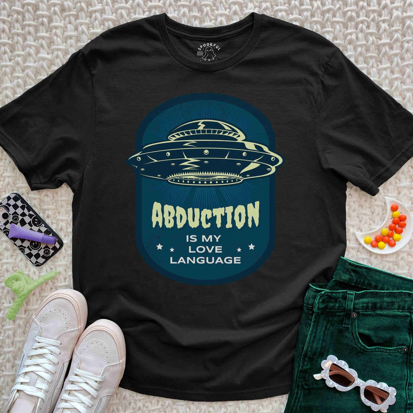 Abduction Love Language Tee - Alien UFO T-Shirt