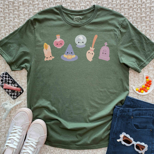 Bewitched Brigade - Cute Spooky T-Shirt
