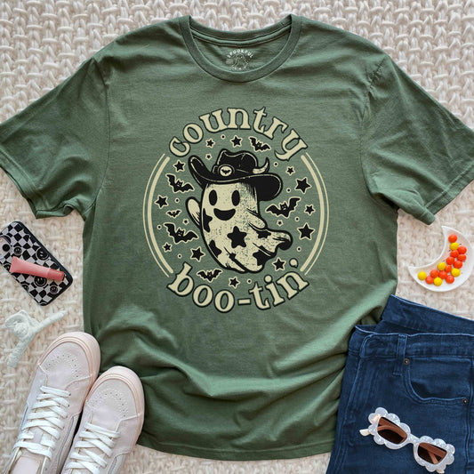 Country Boo-tin' - Western Ghost T-Shirt