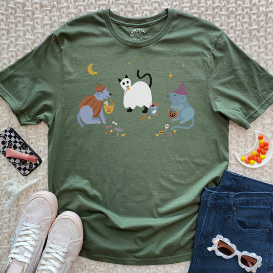 Critter Coven Tee - Halloween Dog Rat Cat T-Shirt