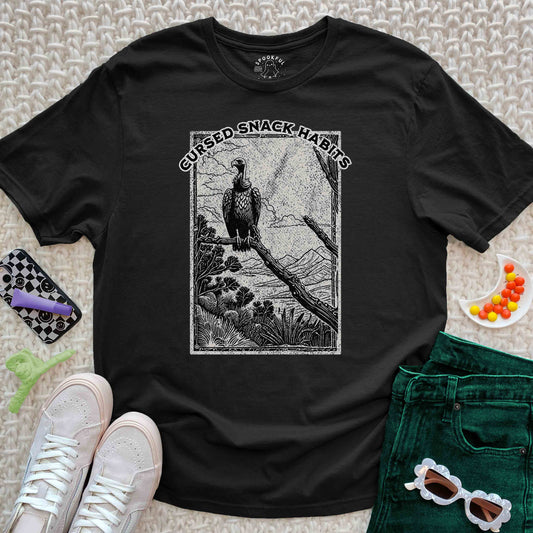 Cursed Snack Habits - Vulture T-Shirt