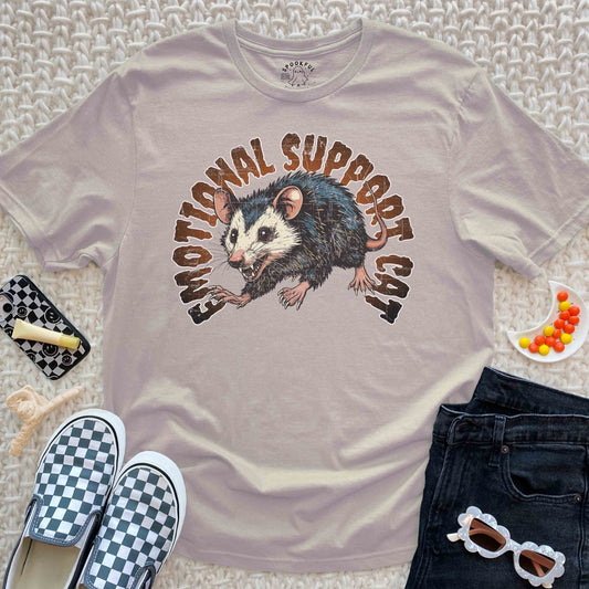 Emotional Support Cat Tee - Possum T-Shirt