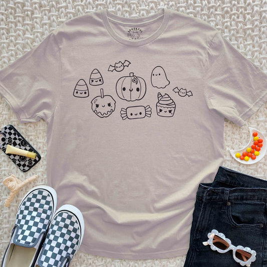 Kawaii Spooky Sweeties Tee - Halloween Candy T-Shirt