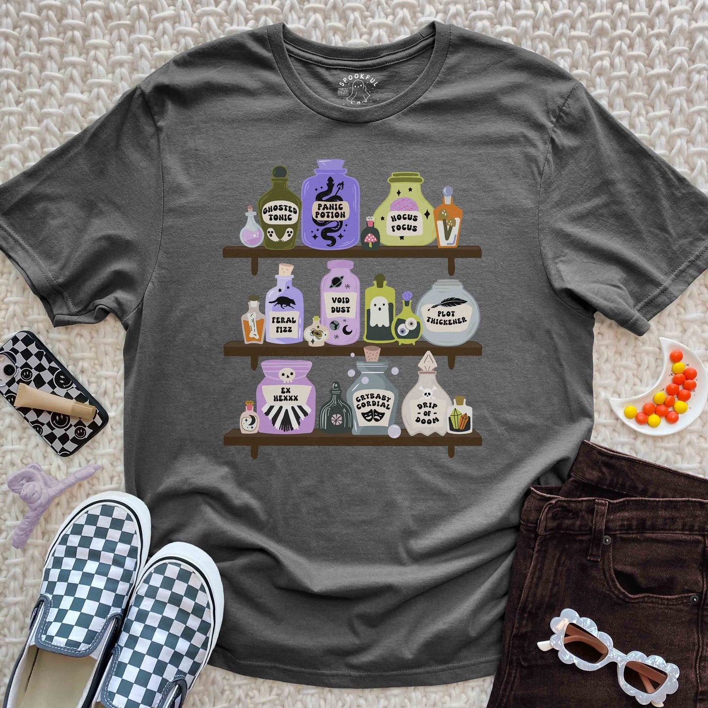 Little Curses Tee - Spooky Witch Potions T-Shirt