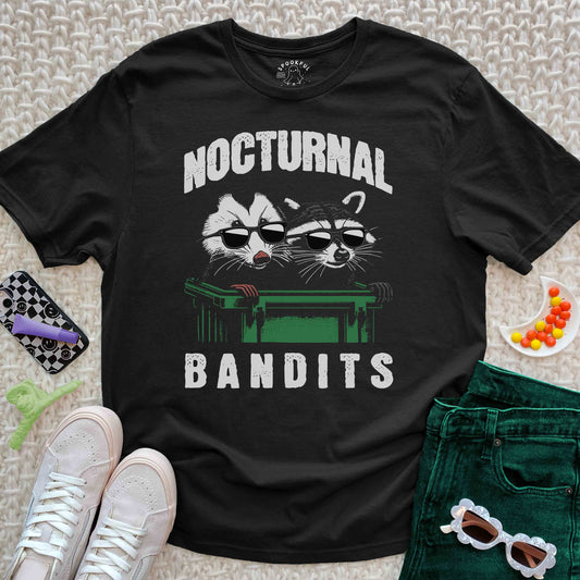 Nocturnal Bandits Tee - Possum Raccoon T-Shirt