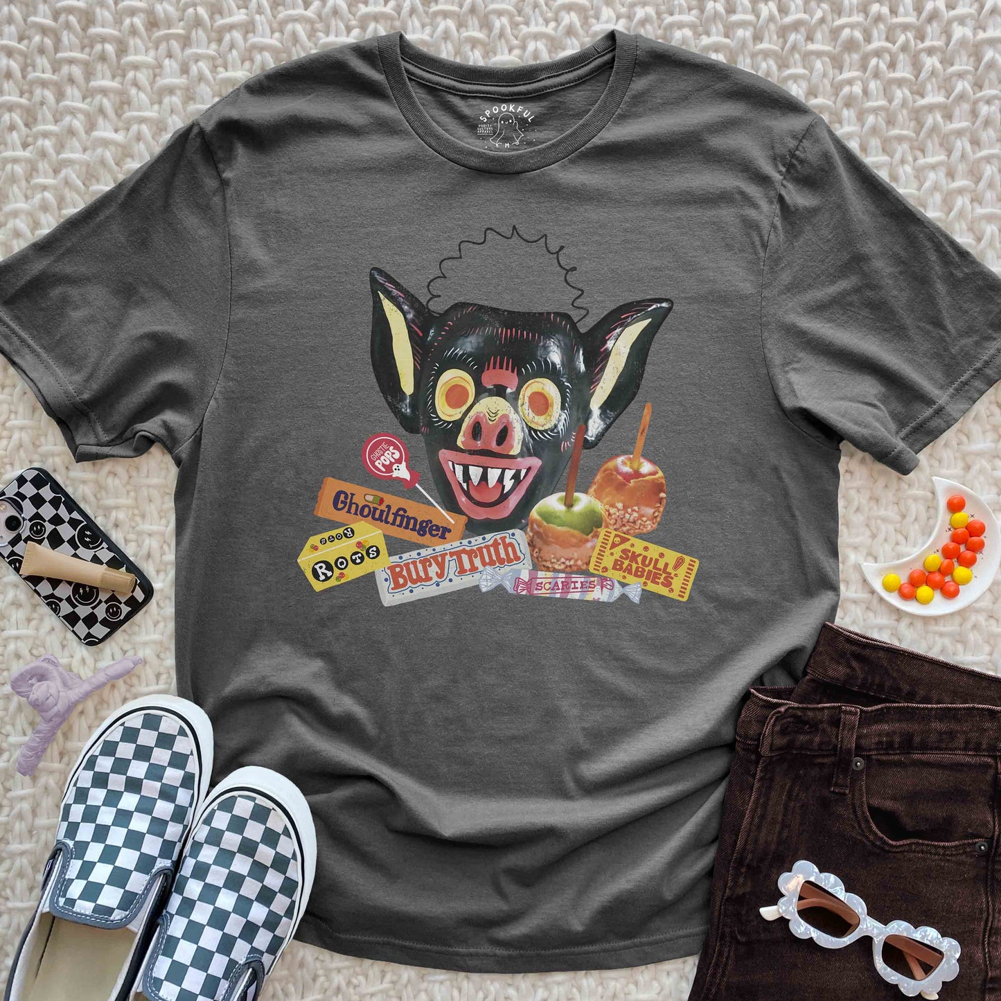 Nosfera-tote Tee - Retro Halloween Candy T-Shirt