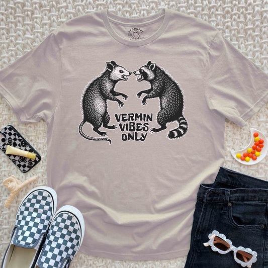 Vermin Vibes Tee - Possum Raccoon T-Shirt