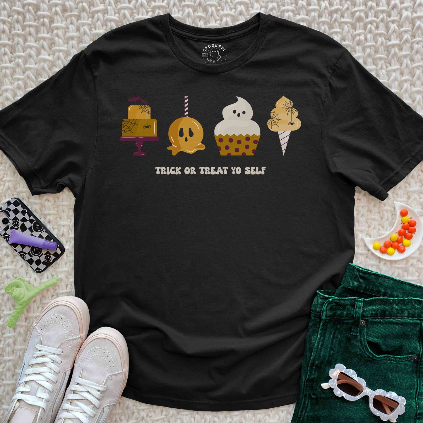 Trick or Treat Yo Self Tee - Halloween Baking T-Shirt